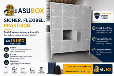 Asubox, die clevere Schließfachlösung für Dich!